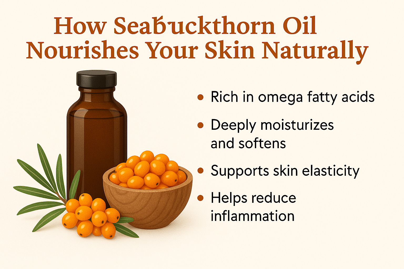 How Seabuckthorn Oil Nourishes Your Skin Naturally